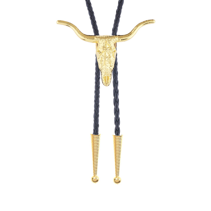 Retro Longhorn Bull Skull Bolotie - image 3