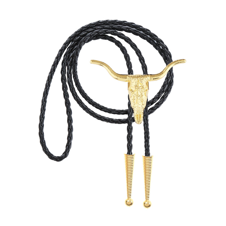 Retro Longhorn Bull Skull Bolotie - image 5