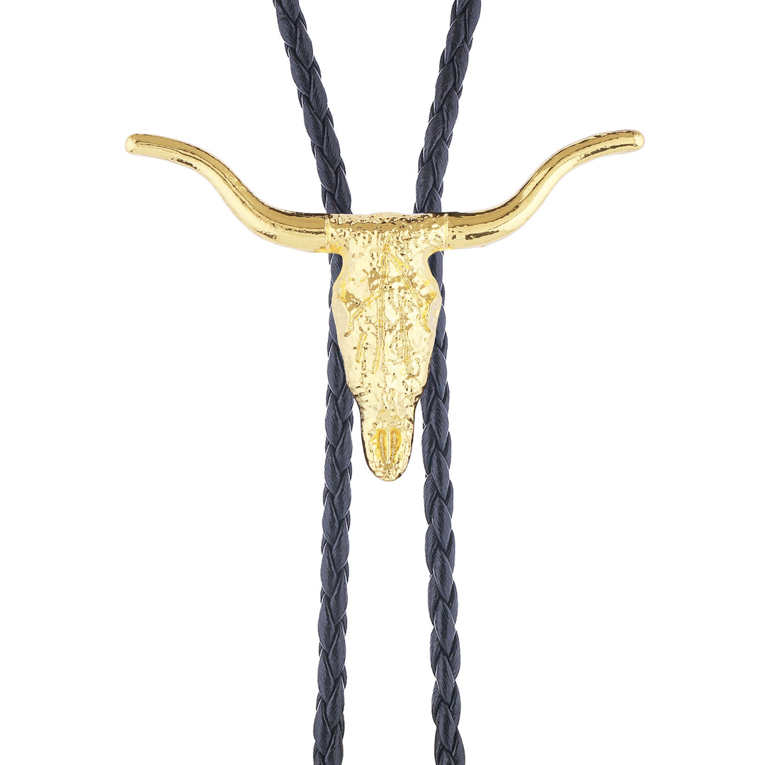 Retro Longhorn Bull Skull Bolotie - image 4