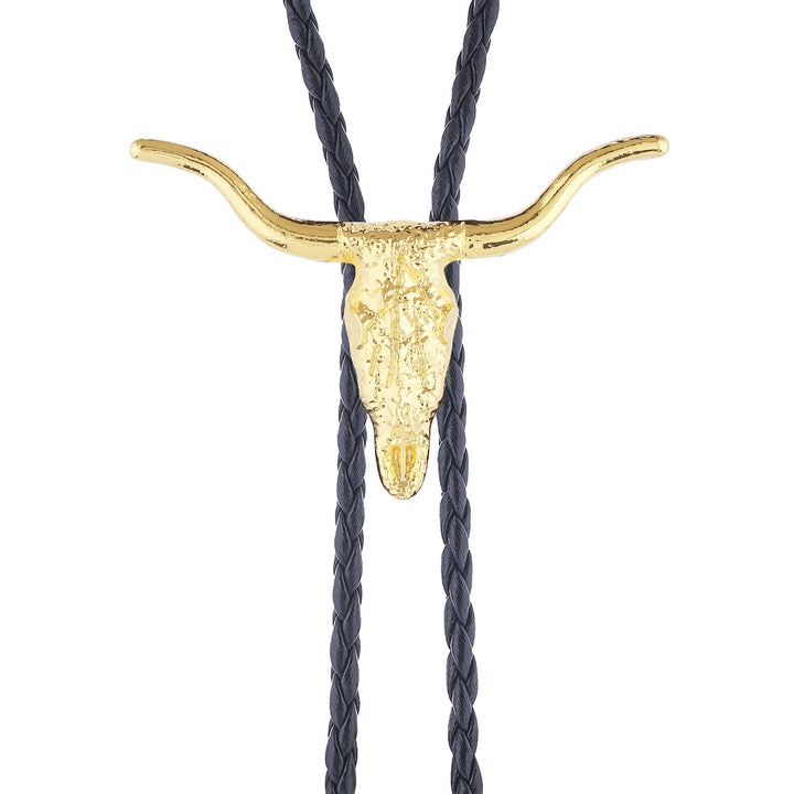 Retro Longhorn Bull Skull Bolotie - image 4