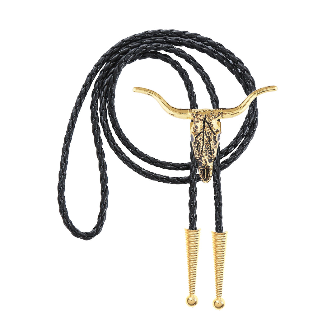 Retro Longhorn Bull Skull Bolotie - image 10