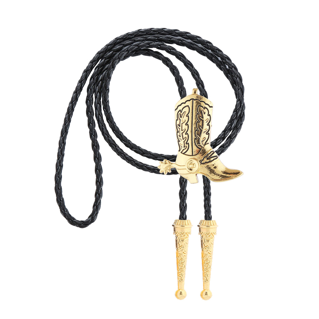 Western Vintage Cowboy Stiefel Bolo Krawatte - image 5