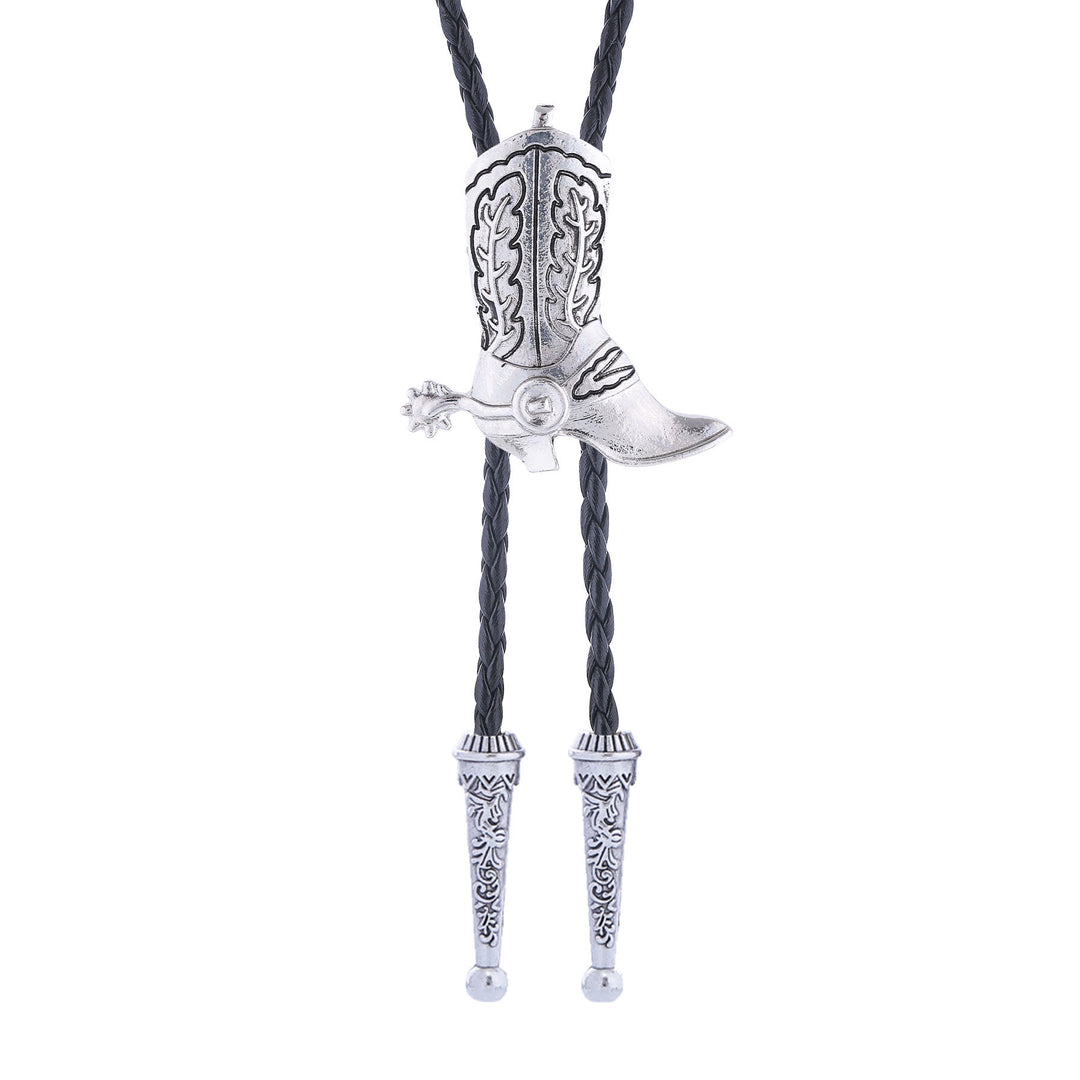Western Vintage Cowboy Stiefel Bolo Krawatte - image 9