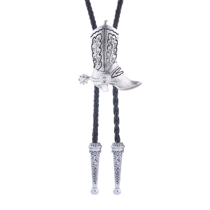 Western Vintage Cowboy Stiefel Bolo Krawatte - image 9