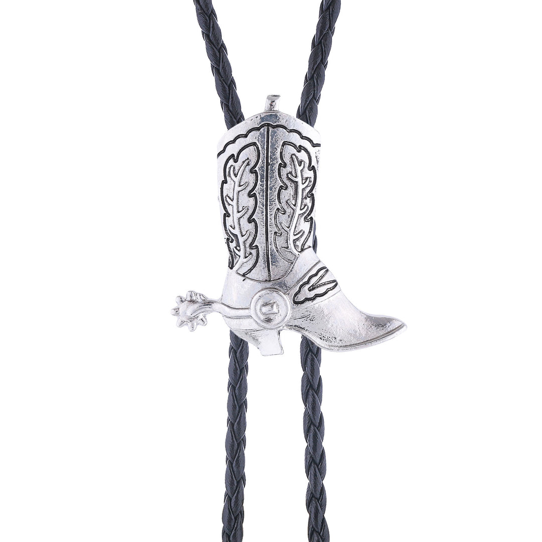 Western Vintage Cowboy Stiefel Bolo Krawatte - image 8