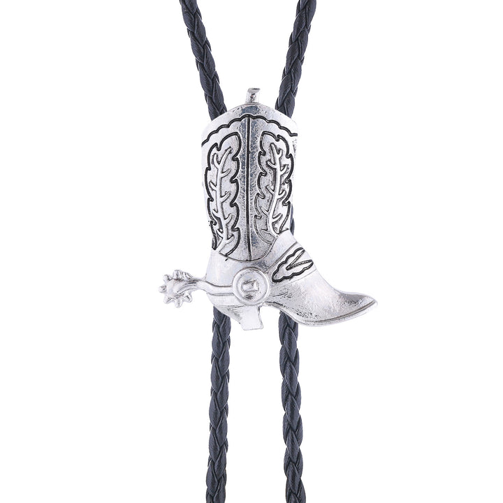 Western Vintage Cowboy Stiefel Bolo Krawatte - image 8