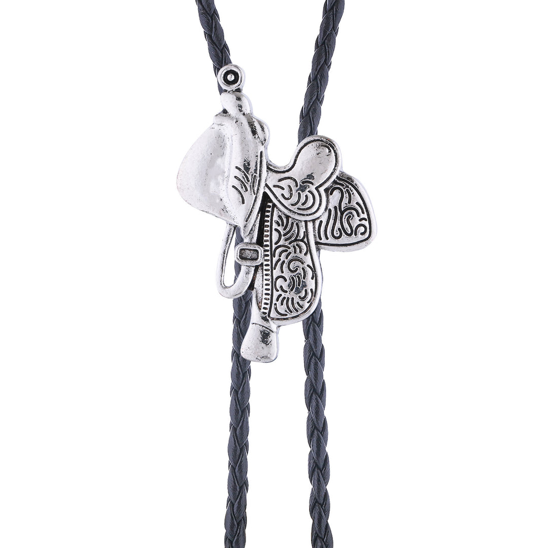Vintage Pferdesattel Bolo Krawatte  - image 4