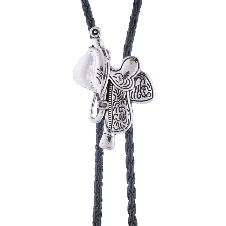 Vintage Pferdesattel Bolo Krawatte  - image 4