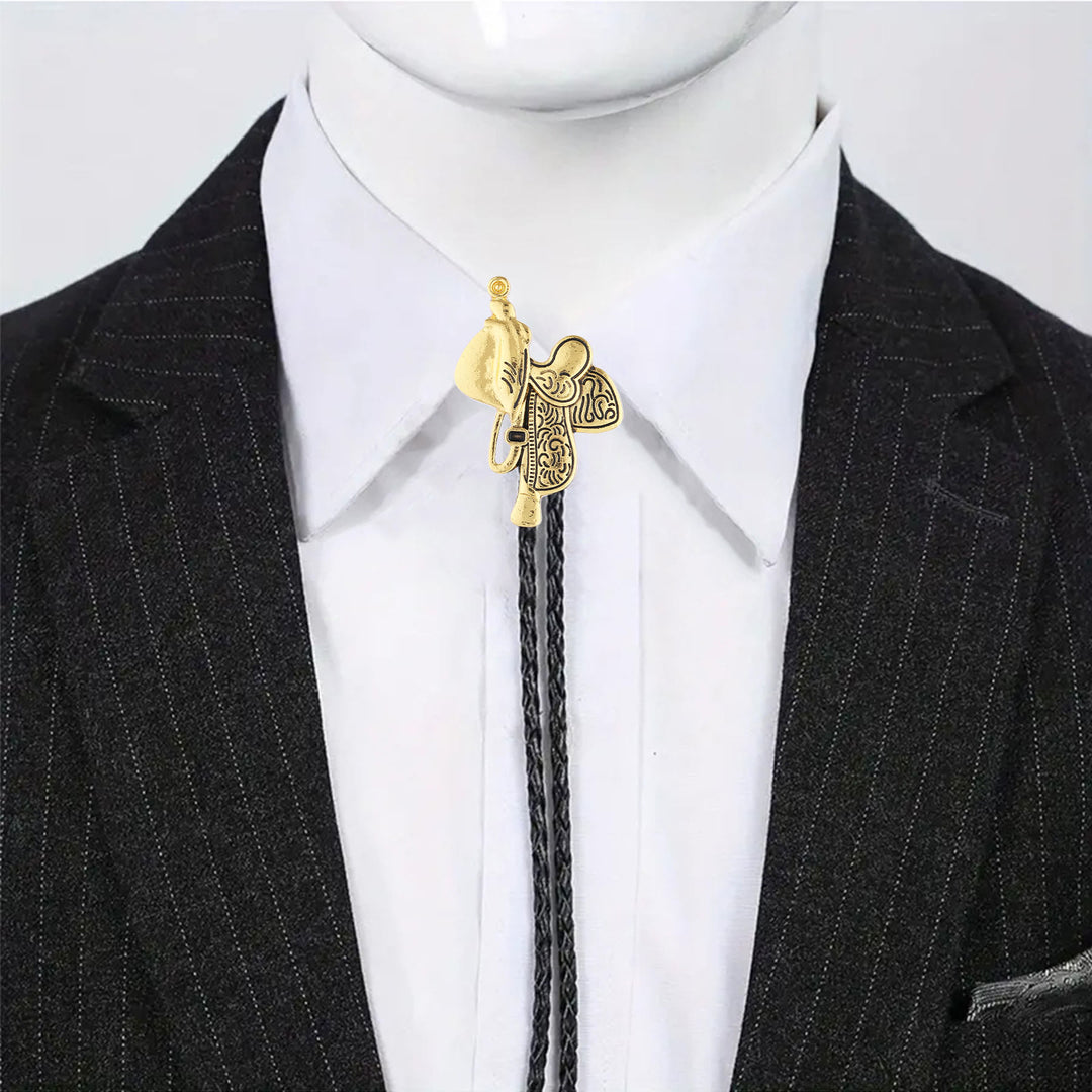 Vintage Pferdesattel Bolo Krawatte  - image 8