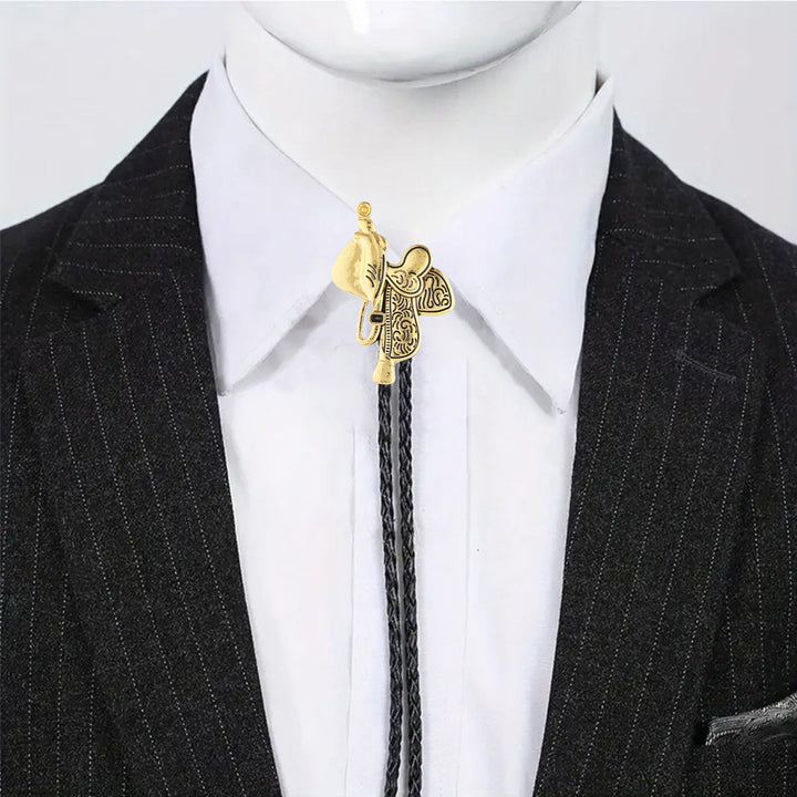 Vintage Pferdesattel Bolo Krawatte  - image 8