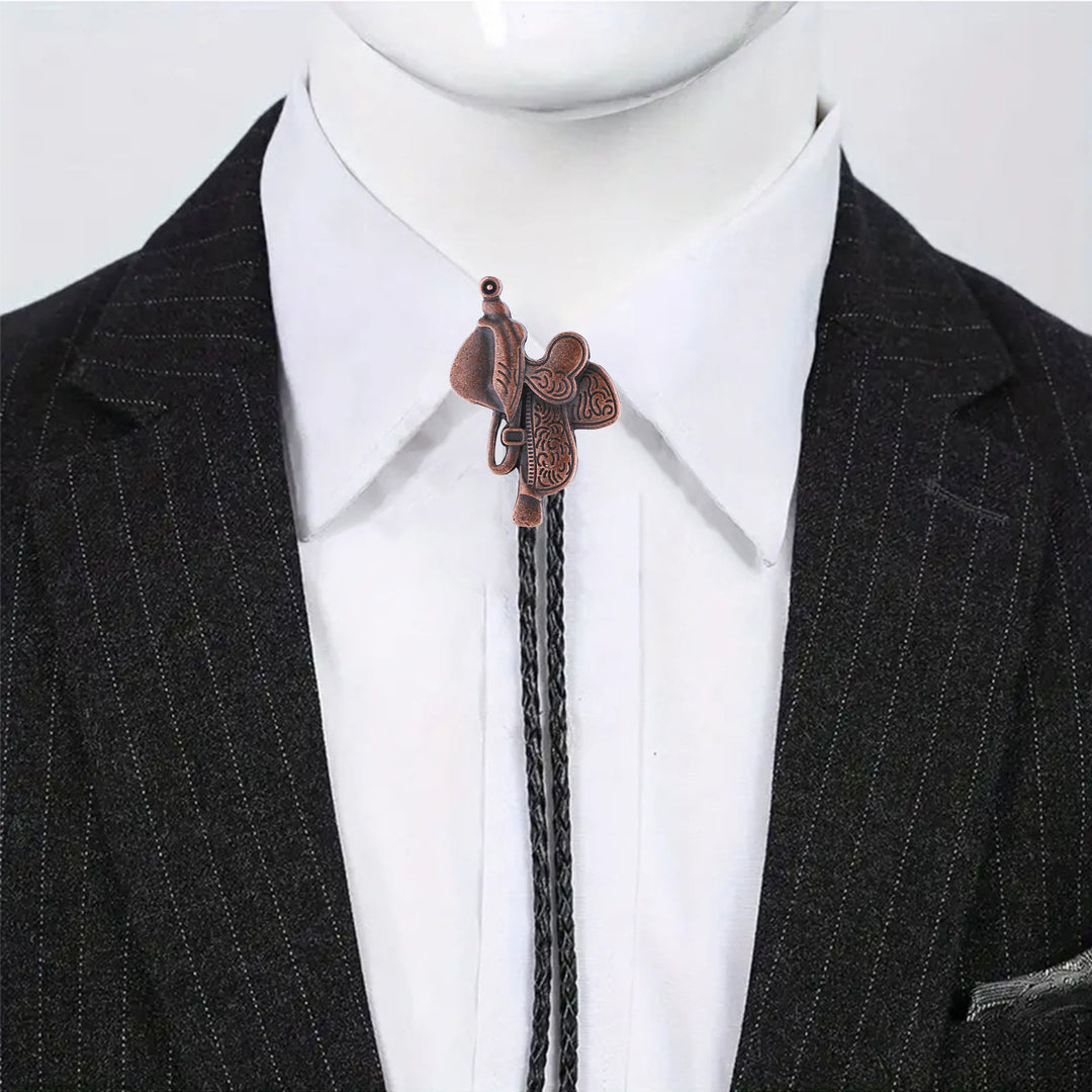Vintage Pferdesattel Bolo Krawatte  - image 13