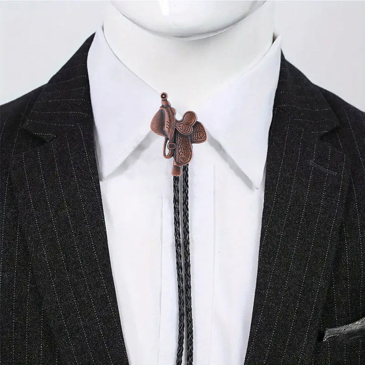 Vintage Pferdesattel Bolo Krawatte  - image 13
