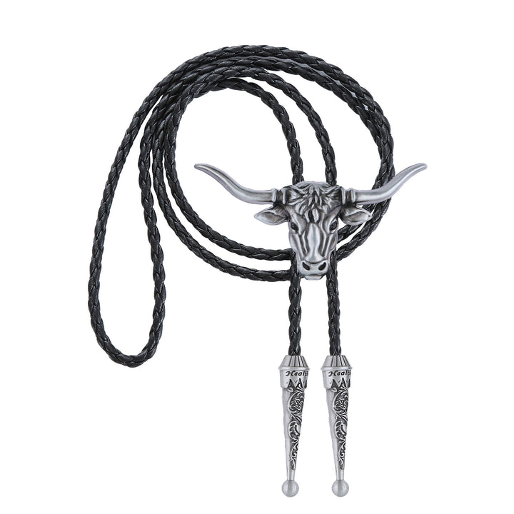 Bolo-Krawatte mit dem Spirit-Motiv des Western Longhorn Bulls - image 4