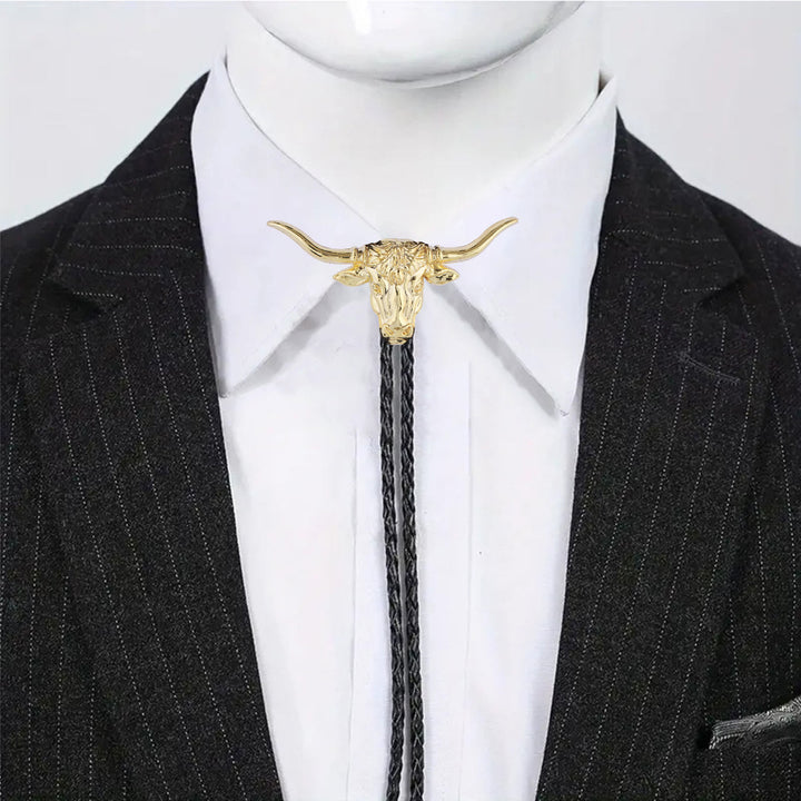 Bolo-Krawatte mit dem Spirit-Motiv des Western Longhorn Bulls - image 12