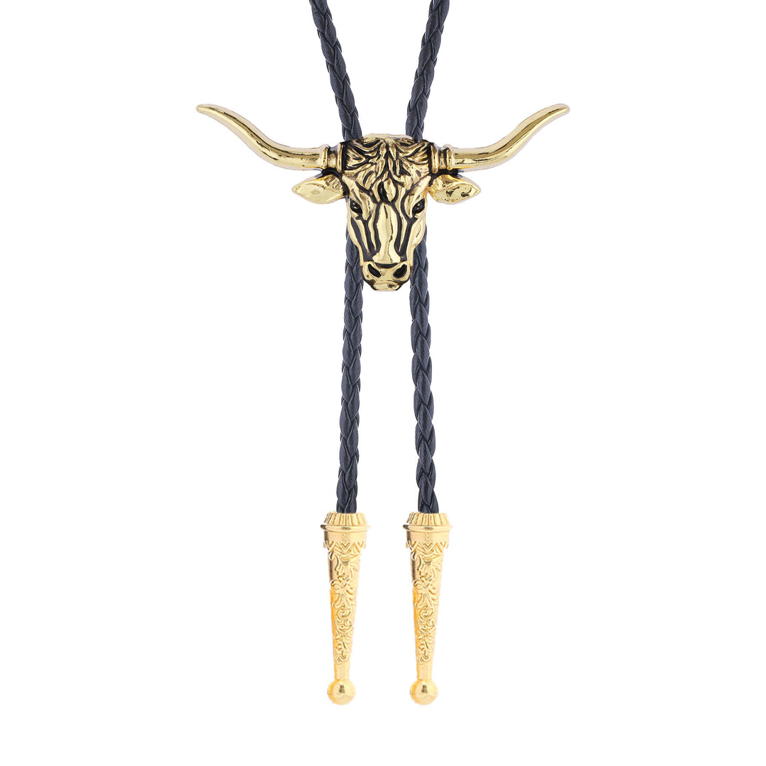 Bolo-Krawatte mit dem Spirit-Motiv des Western Longhorn Bulls - image 10