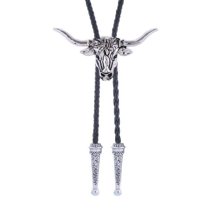 Bolo-Krawatte mit dem Spirit-Motiv des Western Longhorn Bulls - image 7