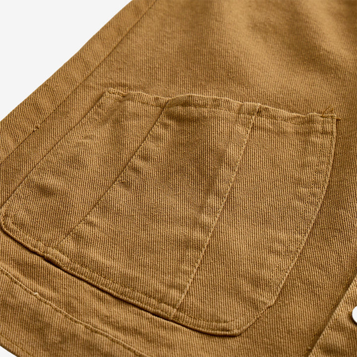 Herren-Jeansweste im amerikanischen Vintage-Stil, lässig, gewaschen, mit zwei Taschen - image 6