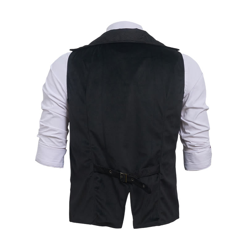 Herren-Anzugweste im britischen Western-Stil für festliche Anlässe - image 9
