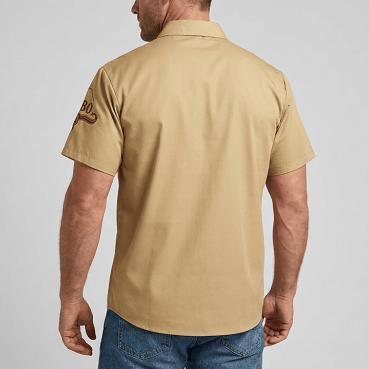 Freizeithemd im Ethno-Western-Cowboy-Stil für Herren - image 2