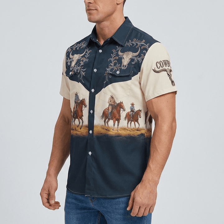 Westernhemd für Herren – Rodeo-Cowboy-Country-Musikfestival - image 3