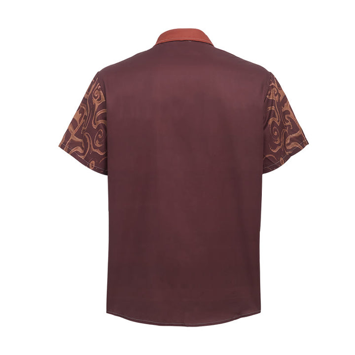 Herren-Westernhemd im Vintage-Stil mit Sattelprint und Used-Look, Streetwear-Look - image 9