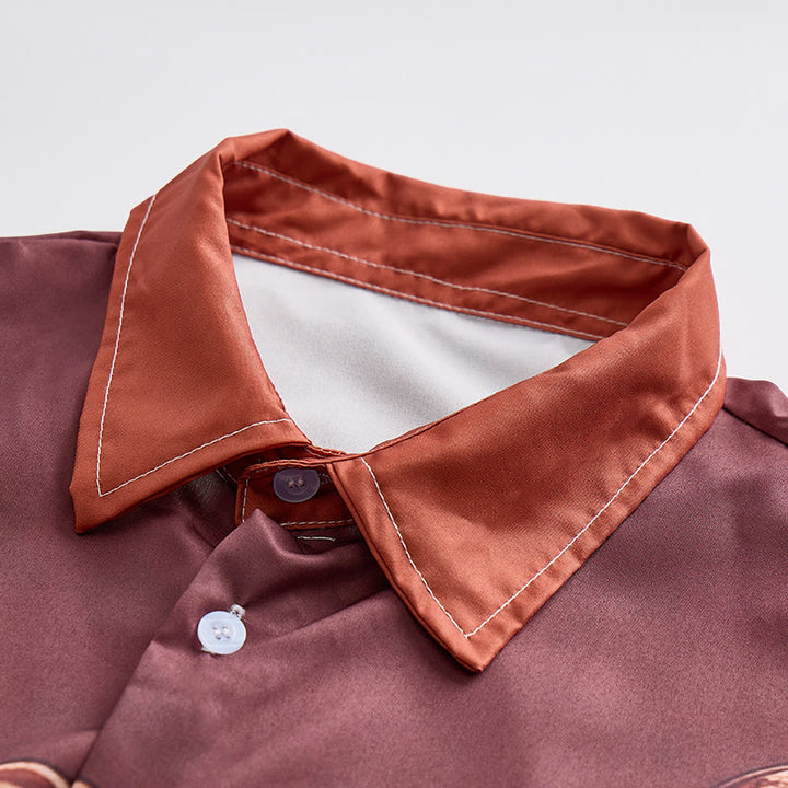 Herren-Westernhemd im Vintage-Stil mit Sattelprint und Used-Look, Streetwear-Look - image 4