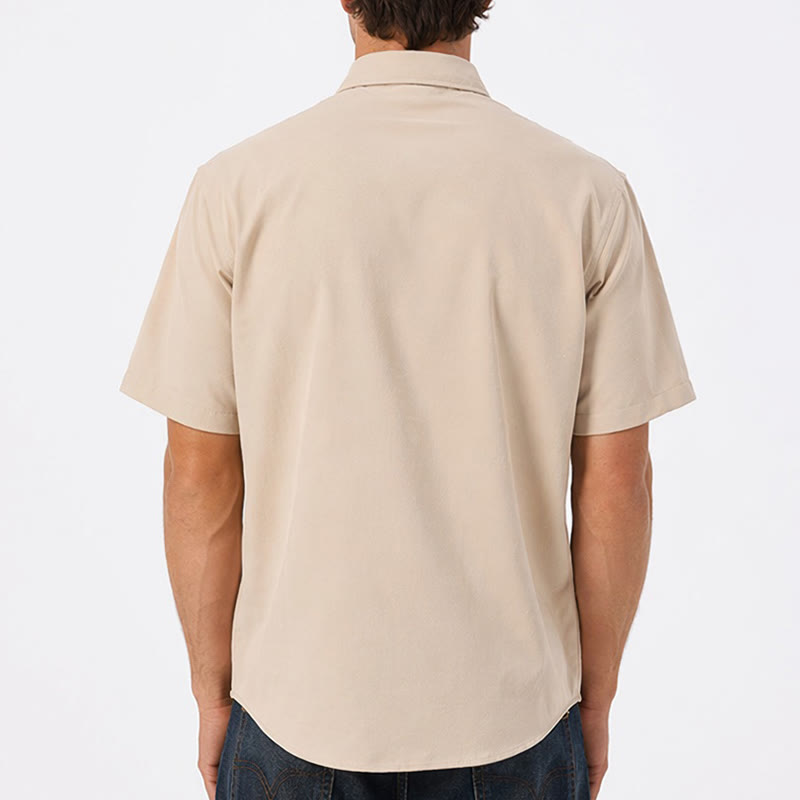 Oversized Utility Workwear Hemd für Herren mit abnehmbarem Riemen - image 2