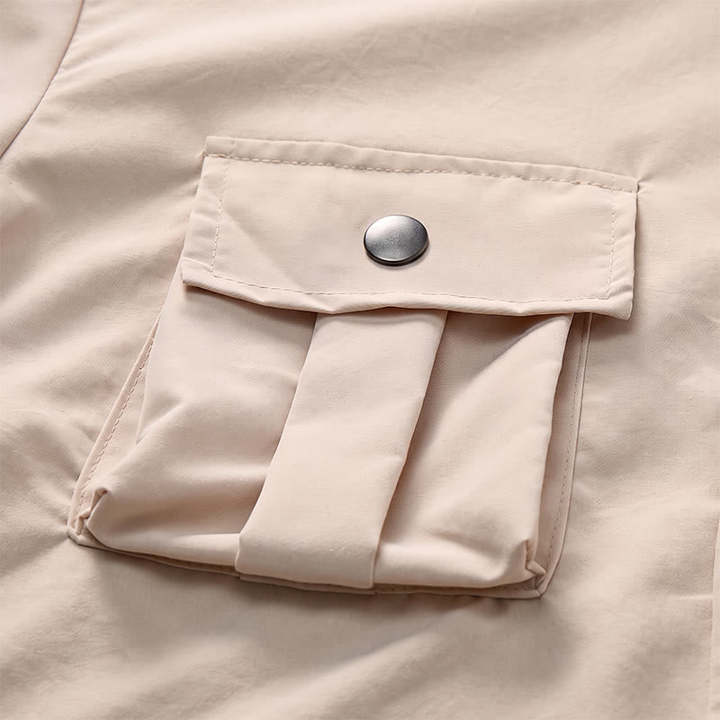 Oversized Utility Workwear Hemd für Herren mit abnehmbarem Riemen - image 5