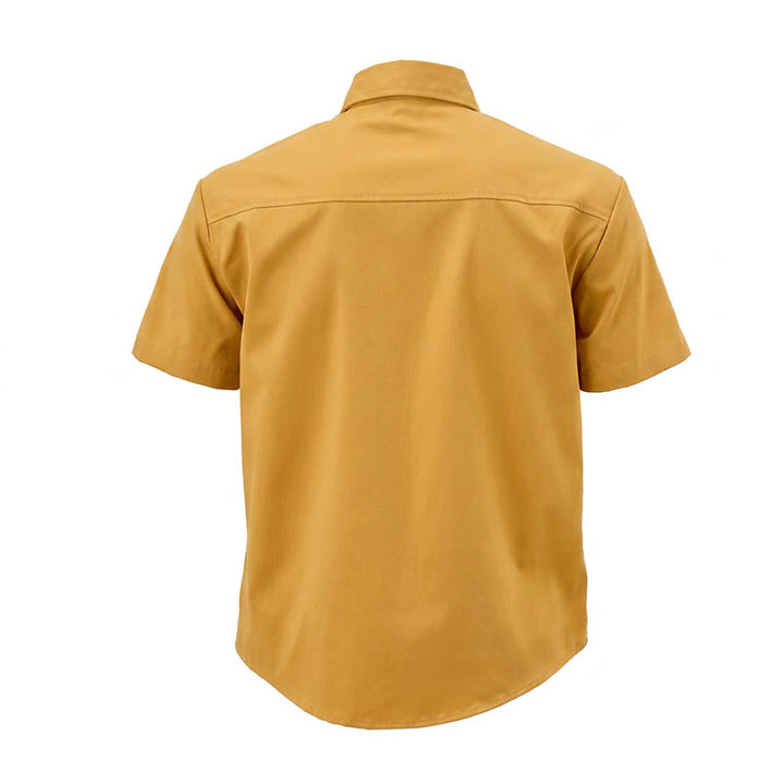 City Boy Herren-Arbeitshemd mit Retro-Label-Aufnäher - image 10