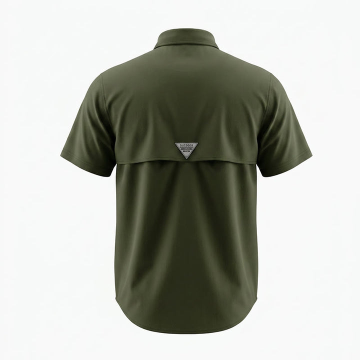 Sommerliches Outdoor-Arbeitshemd für Herren mit mehreren Taschen - image 13