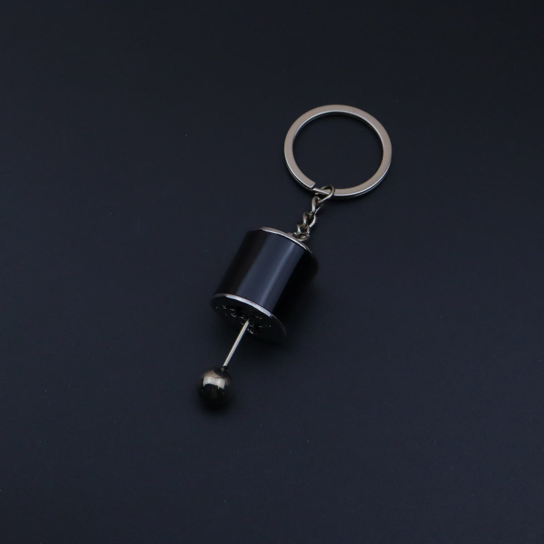 Mini-Schlüsselanhänger-Kollektion im modernen Autoteile-Design - Schwarzer Schalthebel - image 3
