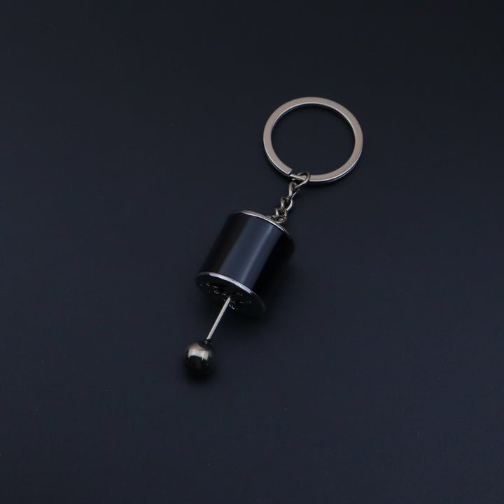 Mini-Schlüsselanhänger-Kollektion im modernen Autoteile-Design - Schwarzer Schalthebel - image 3