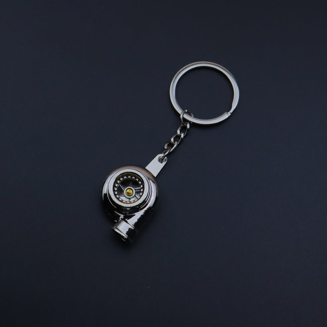 Mini-Schlüsselanhänger-Kollektion im modernen Autoteile-Design - Silberne Turbine - image 11