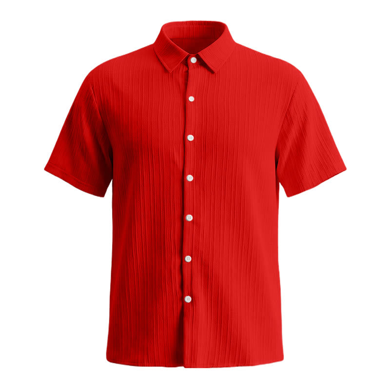 Herren-Freizeithemd aus Baumwoll-Leinen-Jacquard mit Streifenmuster - image 28