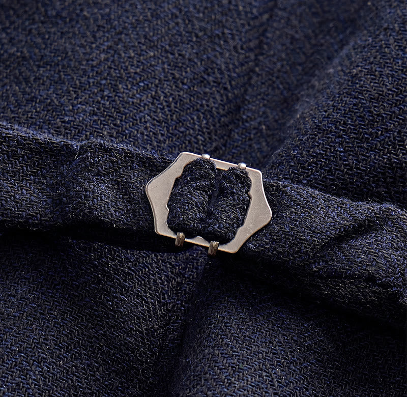 Herren-Anzugweste im amerikanischen Vintage-Stil mit Fischgrätmuster, knitterarm - image 21