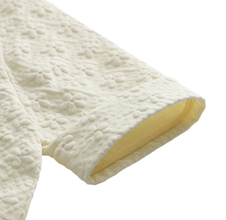 Herrenhemd aus Polyester, hell, elegant, lässig, mit kubanischem Kragen - image 8