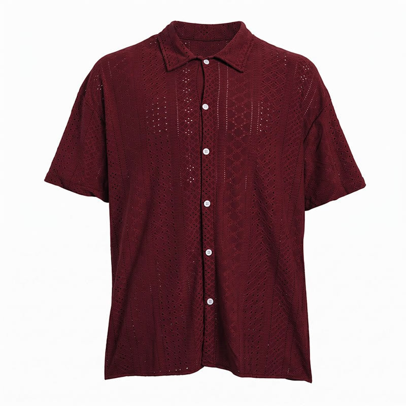 Sportliches Herren-Freizeithemd aus Jacquard-Baumwolle - image 18