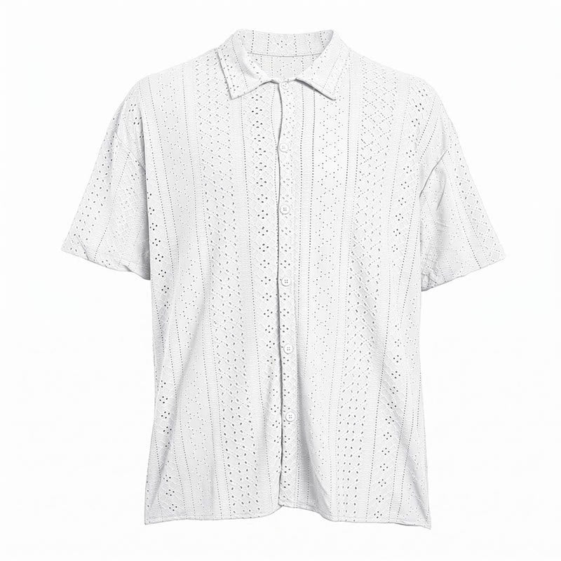 Sportliches Herren-Freizeithemd aus Jacquard-Baumwolle - image 15