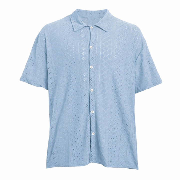 Sportliches Herren-Freizeithemd aus Jacquard-Baumwolle - image 17