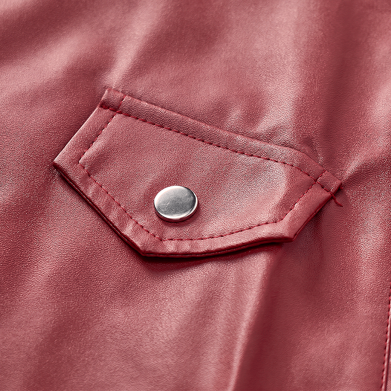 Punk-Lederweste für Herren mit asymmetrischem Reißverschluss am Revers, ideal für Motorradfahrer. - image 7