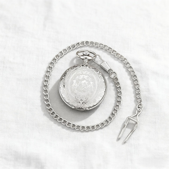 Vintage gravierte, zeitlose Taschenuhr als Erbstück - image 8