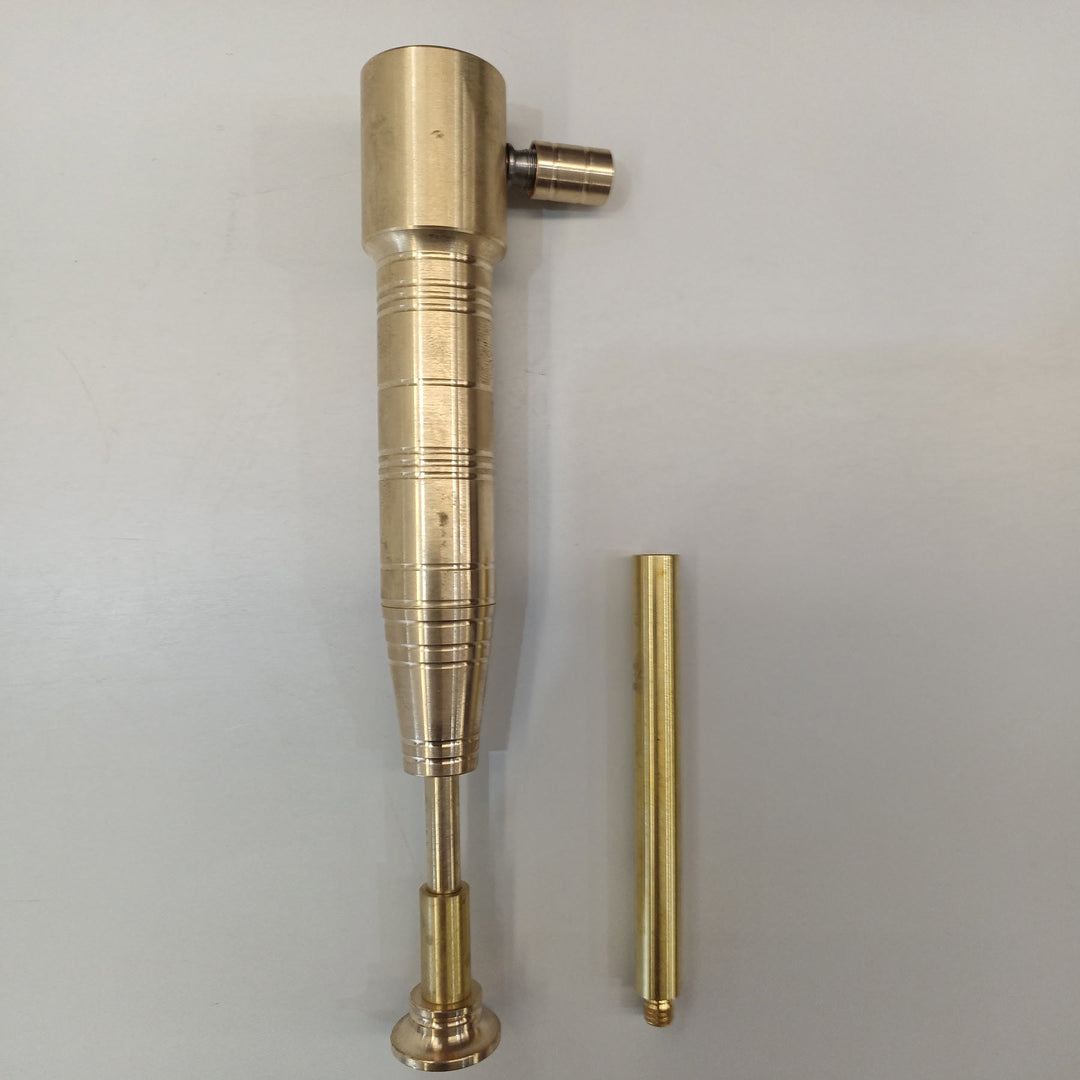Vintage Messing-Feuerzeug, nachfüllbar, langer Griff - Bronze - image 12