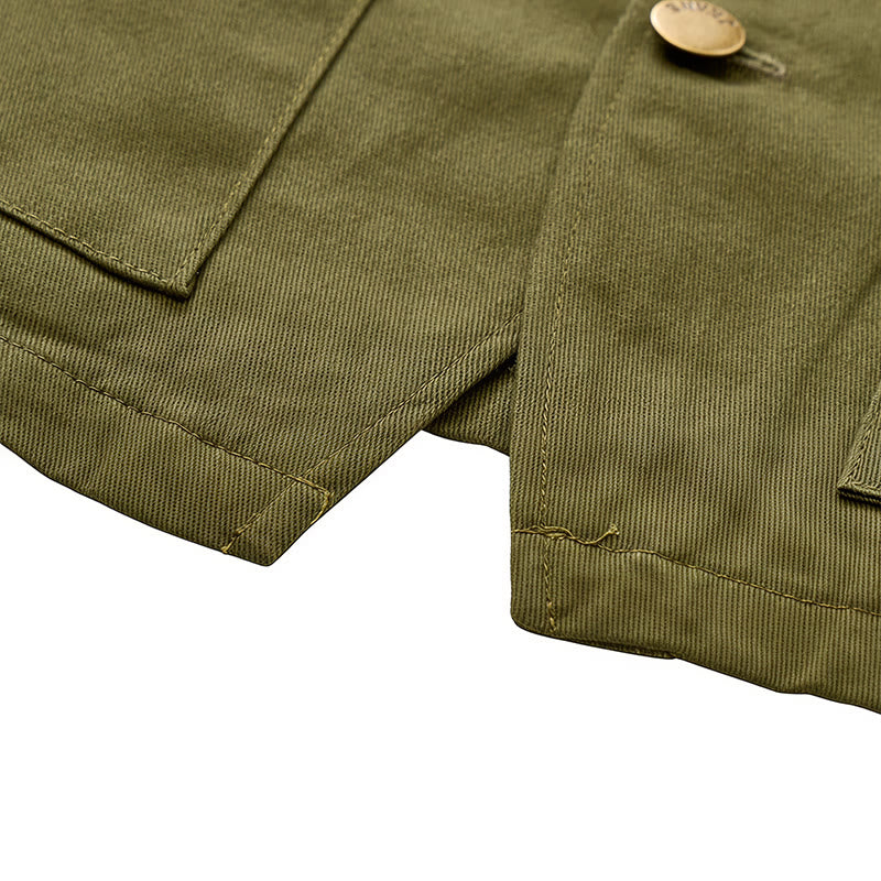 Taktische Arbeitsweste aus Canvas mit mehreren Taschen - image 9