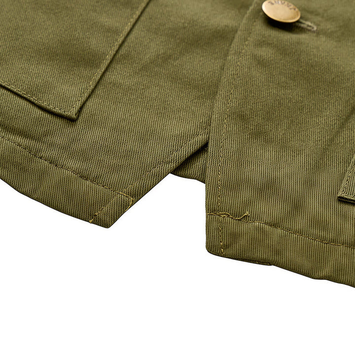 Taktische Arbeitsweste aus Canvas mit mehreren Taschen - image 9