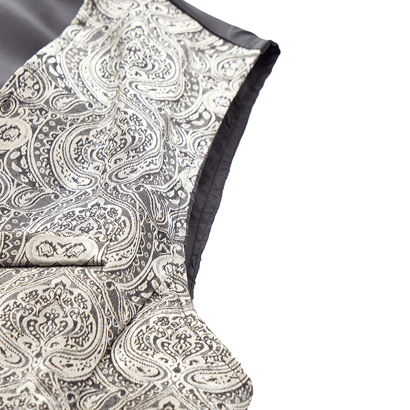 Herren-Anzugweste im Vintage-Gothic-Paisley-Muster für alle Jahreszeiten - image 8