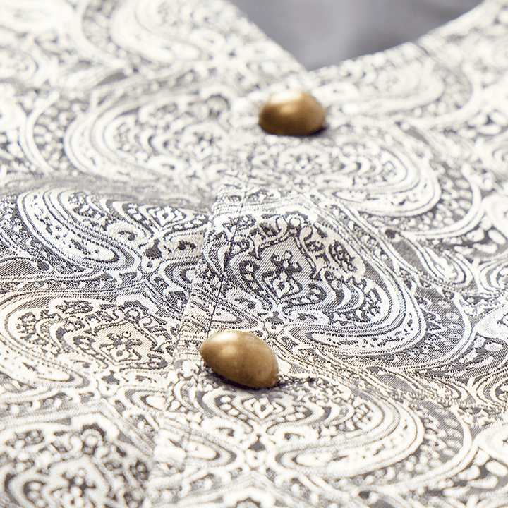 Herren-Anzugweste im Vintage-Gothic-Paisley-Muster für alle Jahreszeiten - image 7