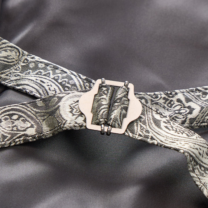 Herren-Anzugweste im Vintage-Gothic-Paisley-Muster für alle Jahreszeiten - image 11