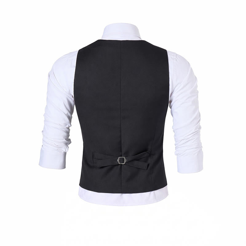 Ganzjahres-Arbeitsweste für Herren, geeignet für Alltag, Hochzeit, Bankett und Anzug. - image 13