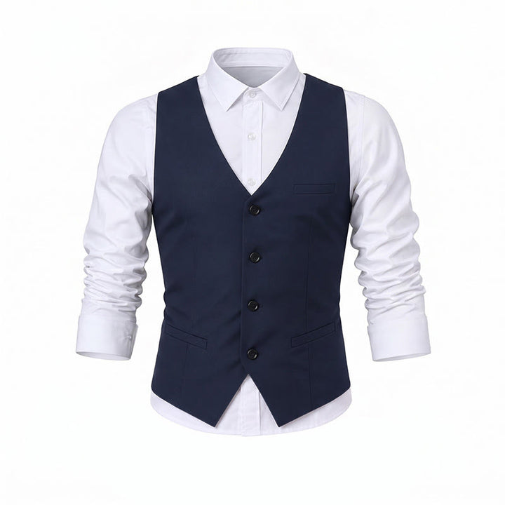 Ganzjahres-Arbeitsweste für Herren, geeignet für Alltag, Hochzeit, Bankett und Anzug. - image 14