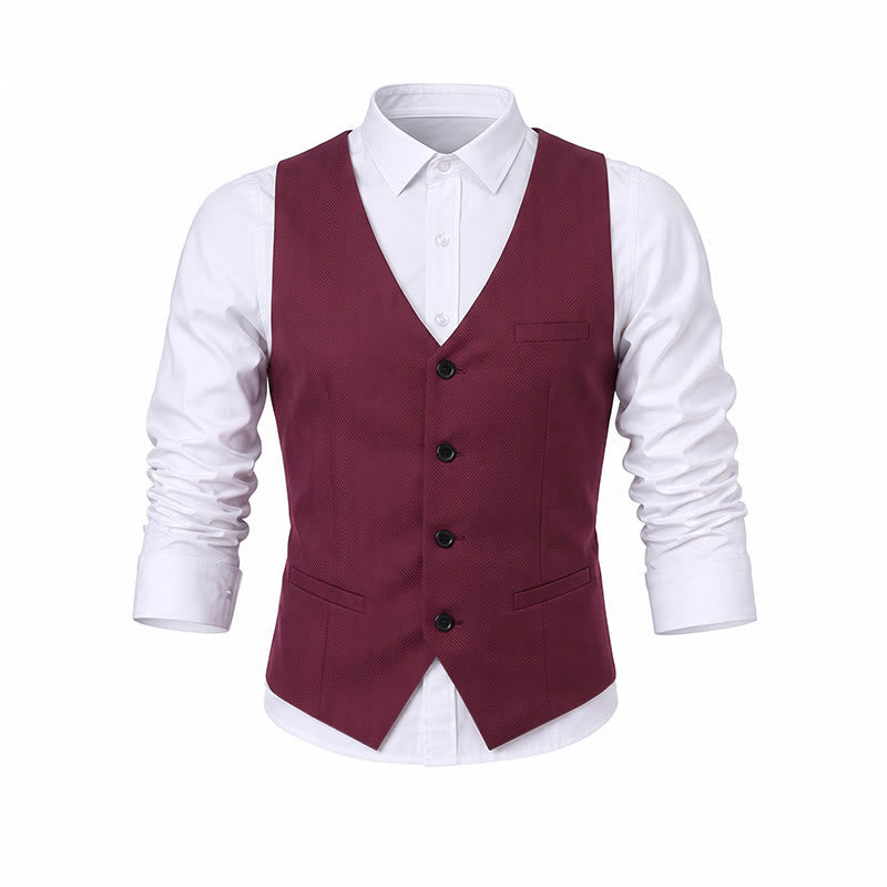 Ganzjahres-Arbeitsweste für Herren, geeignet für Alltag, Hochzeit, Bankett und Anzug. - image 16